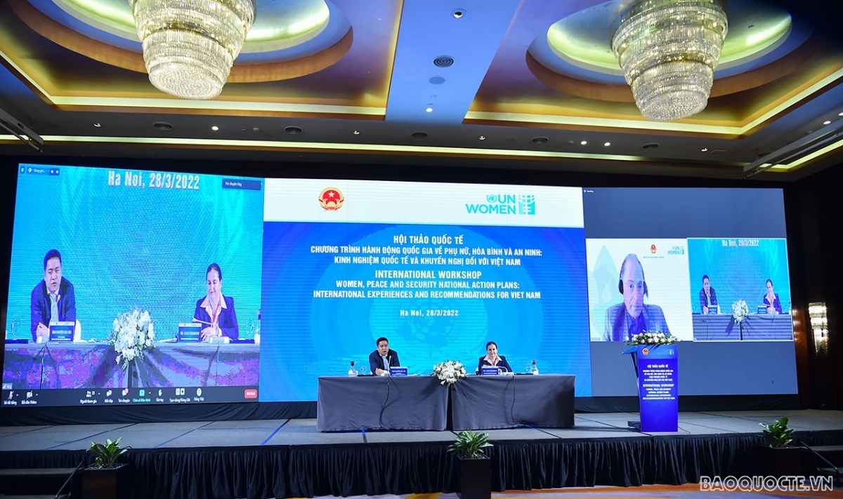 Int’l conference examines national action plans on women, peace and security